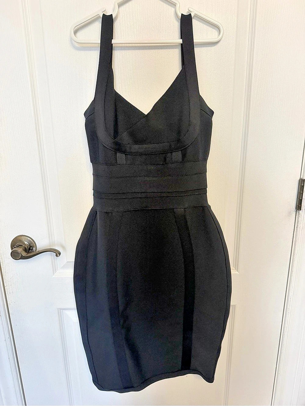 Black Bodycon Mini Dress